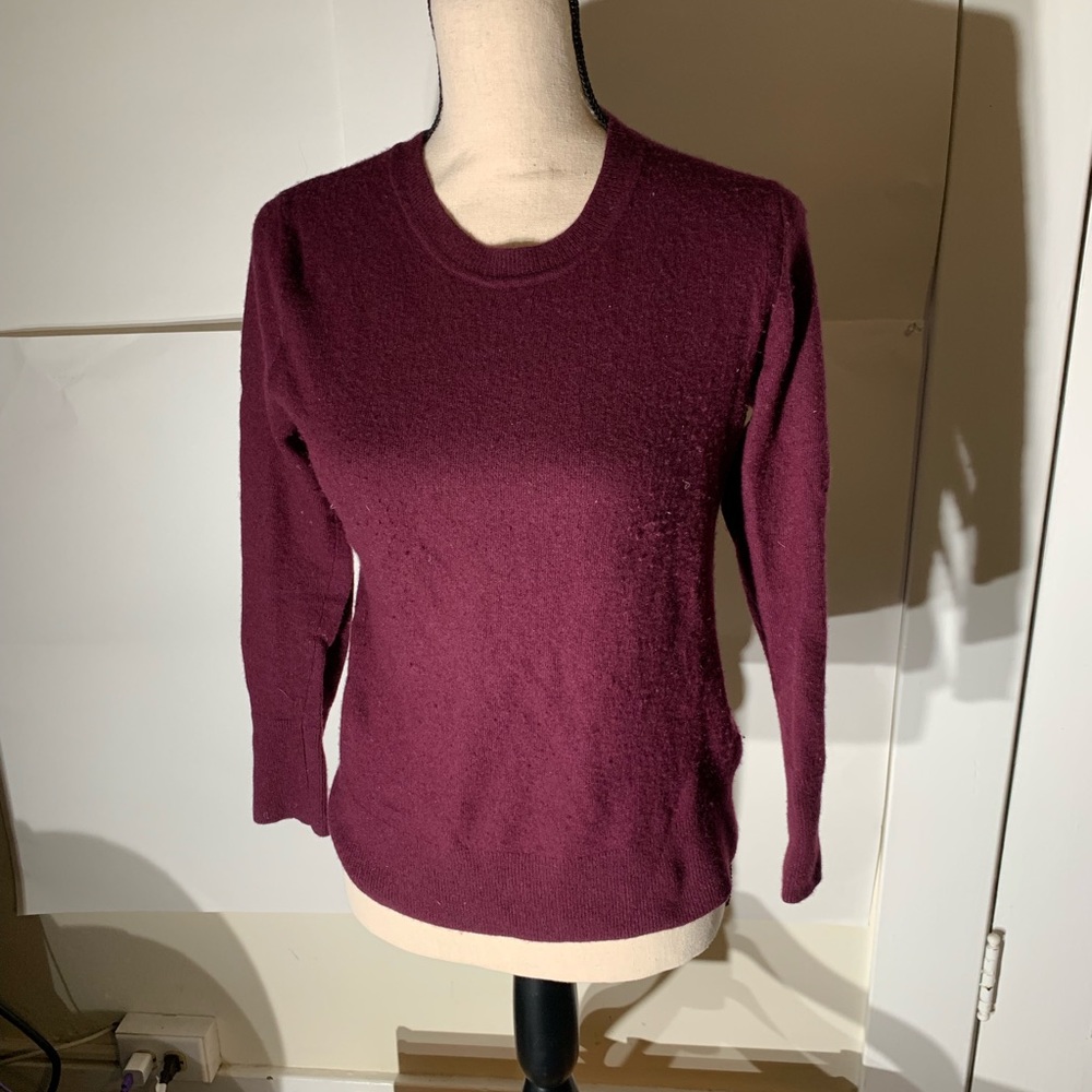 Italian Merino-Blend Crew-Neck Sweater
